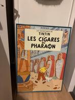 Kuifje - De sigaren van de farao - Ingelijste Poster Hergé, Antiek en Kunst, Ophalen