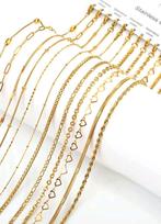 Stainless steel armbandjes, Ophalen, Goud, Staal