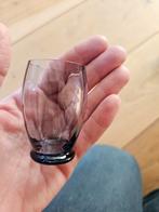 Set van 2 paars getinte kristallen borrelglaasjes, Ophalen of Verzenden