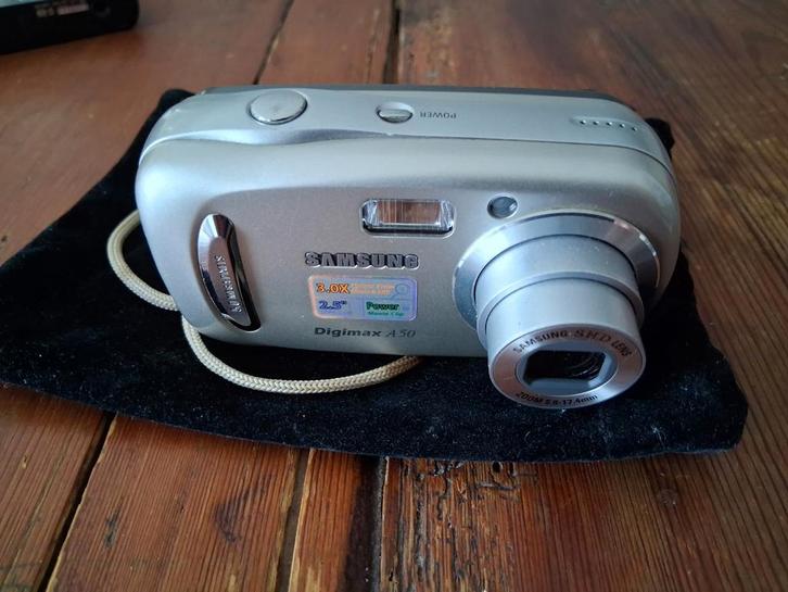 Samsung digimax a50 digitale camera, Audio, Tv en Foto, Fotocamera's Digitaal, Zo goed als nieuw, Compact, Samsung, Minder dan 4 keer