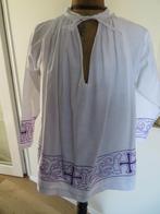 Antieke blouse met oud borduurwerk., Antiek en Kunst, Antiek | Kleding en Accessoires, Ophalen of Verzenden