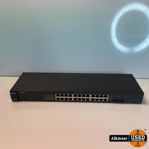 ZyXEL GS1100-24 24 Poorts switch | Nette staat, Computers en Software, Netwerk switches, Zo goed als nieuw