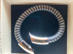 Bijzondere armband. ( juwelier) Mooi kado !!!!!, Ophalen of Verzenden, Zo goed als nieuw, Zwart, Leer