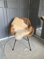 Rotan stoel met metalen poten, Ophalen, Minder dan 75 cm, Zo goed als nieuw, Metaal