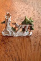 klein antiek beeldje hond bomen, Ophalen of Verzenden, Gebruikt, Dier