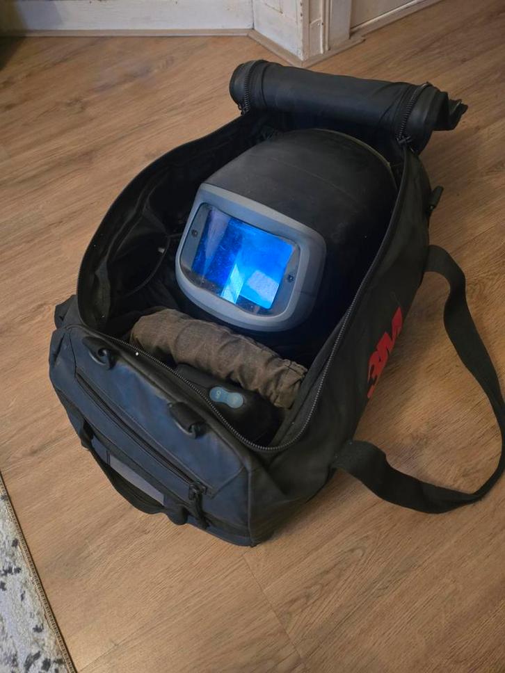 3M Speedglas G5 lashelm met tas, Doe-het-zelf en Verbouw, Laskappen, Gebruikt, Lasfilter, Ultraviolet, Ophalen of Verzenden