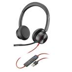 Poly Blackwire 8225 Noise Cancelling Headset (nieuw), Computers en Software, Headsets, Nieuw, Ophalen of Verzenden, Volumeregelaar