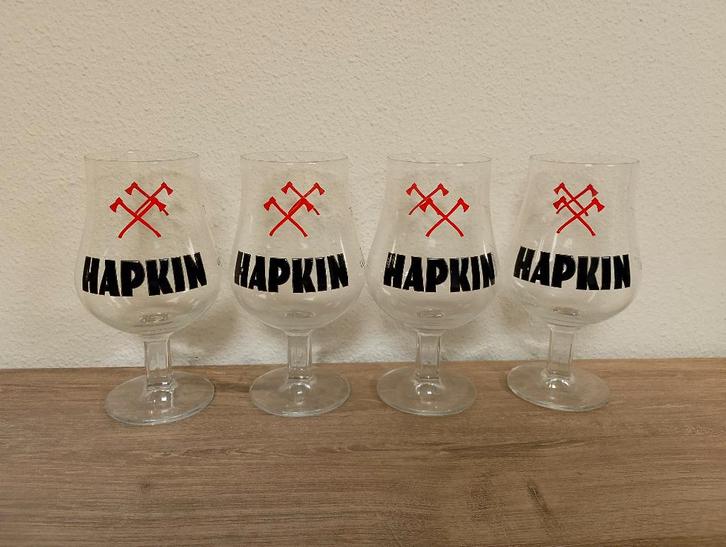 hapkin, Verzamelen, Biermerken, Gebruikt, Glas of Glazen, Overige merken, Ophalen of Verzenden