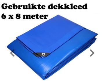 dekkleed 6 x 8 meter...goede staat beschikbaar voor biedingen