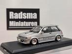 Toyota Starlet JDM Style - silver - Custom 1:43, Overige merken, Gebruikt, Auto, Ophalen of Verzenden