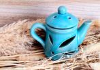 Keramische theepot aromabrander, Overige materialen, Nieuw, Ophalen of Verzenden, Bruin