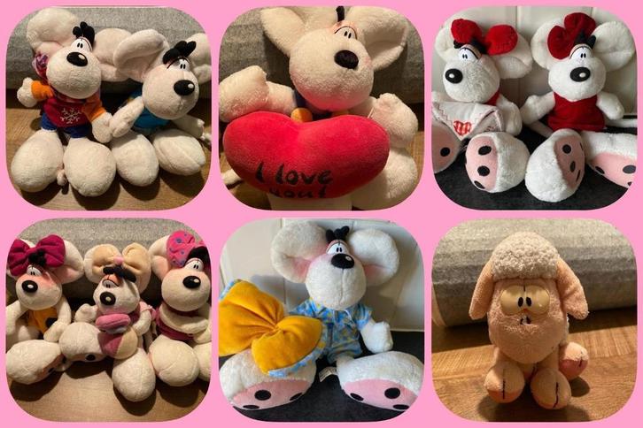 Verzameling Diddl / Diddlina knuffels, Verzamelen, Diddl, Knuffel, Verschillende figuren, Ophalen of Verzenden