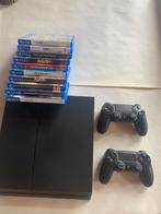 Ps4 met 2 controllers en 11 games, Ophalen, Zo goed als nieuw