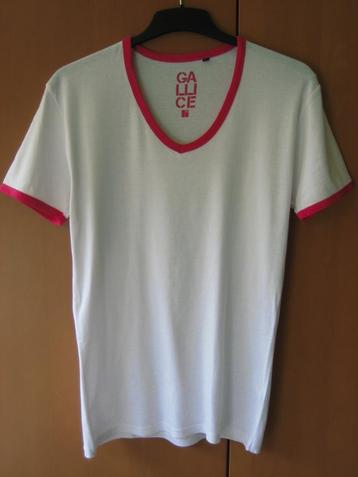 Mooi wit t-shirt van GALLICE, maat XL snazzeys beschikbaar voor biedingen