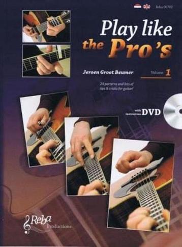 Play like the Pro's / tips and tricks for the guitar + DVD beschikbaar voor biedingen