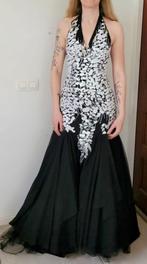 Il Mio avond/ feest jurk trouwjurk zwart wit nieuw XS 44966, ., Zwart, Il Mio, Nieuw