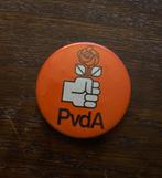 PVDA button logo roos, Verzamelen, Verzenden, Gebruikt, Stad of Land, Button