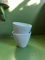 2 lichtblauwe Rice mokken, NIEUW!, Huis en Inrichting, Keuken | Servies, Ophalen of Verzenden, Zo goed als nieuw, Overige stijlen