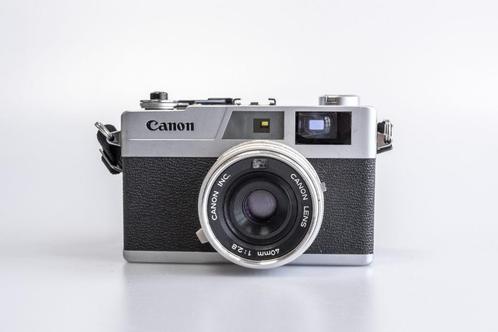 Canon Canonet 28 inclusief Canolight-D flitser, met garantie, Audio, Tv en Foto, Fotocamera's Analoog, Refurbished, Compact, Canon