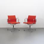 20 Vitra Eames Ea107 Rood Hopsak Chroom