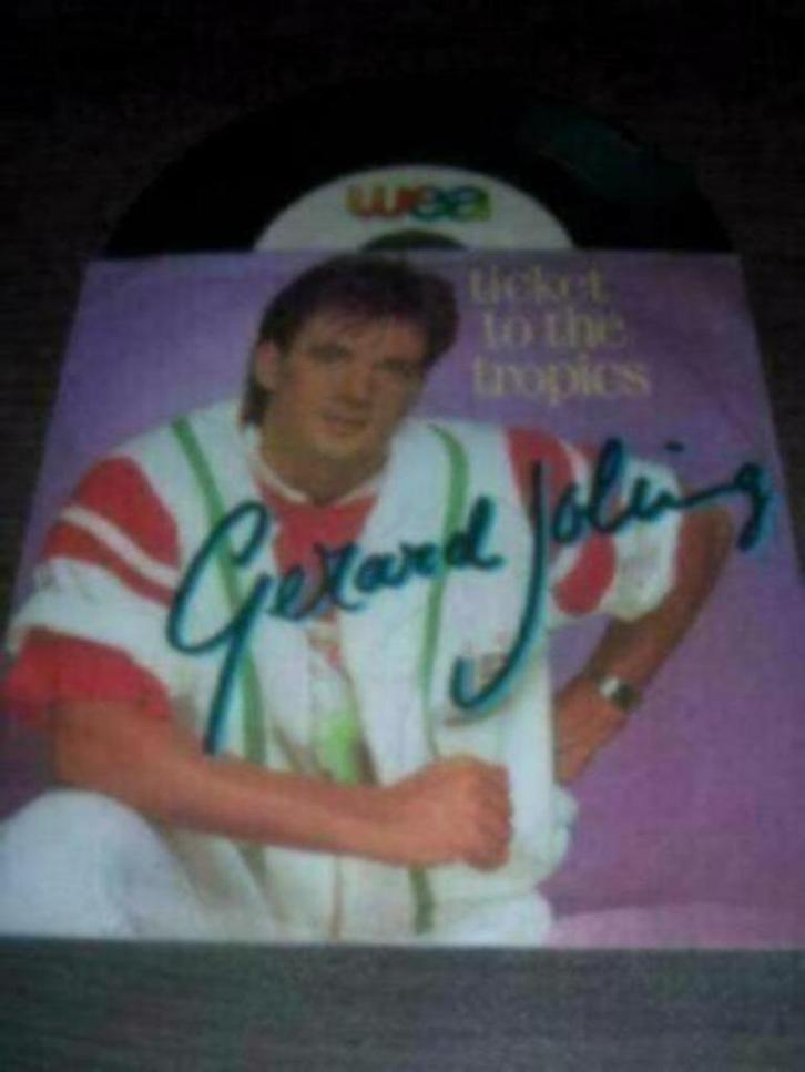 Gerard Joling met Tickets to the Tropics (1985) nieuwstaat, Cd's en Dvd's, Vinyl Singles, Zo goed als nieuw, Single, Pop, 7 inch