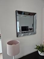 Te koop spiegel en dienblad met spiegelrand antraciet, Huis en Inrichting, Woonaccessoires | Spiegels, Ophalen, Zo goed als nieuw