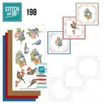 Stitch and Do 198 Jeanine's Art Vintage Birds STDO198, Hobby en Vrije tijd, Kaarten | Zelf maken, Nieuw, Overige typen, Ophalen of Verzenden