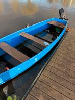Metalen boot met 5pk evinrude buitenboordmotor waardepeiling, Ophalen, Zo goed als nieuw, Overige typen