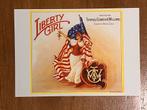 Liberty Girl Fruit Box Label - Vintage Reclame, Ophalen of Verzenden, 1980 tot heden, Ongelopen, Buiten Europa