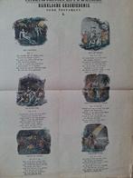 Bijbelsche geschiedenis oude ( cent) prent, Ophalen of Verzenden, Voor 1940, Gebruikt, Prent