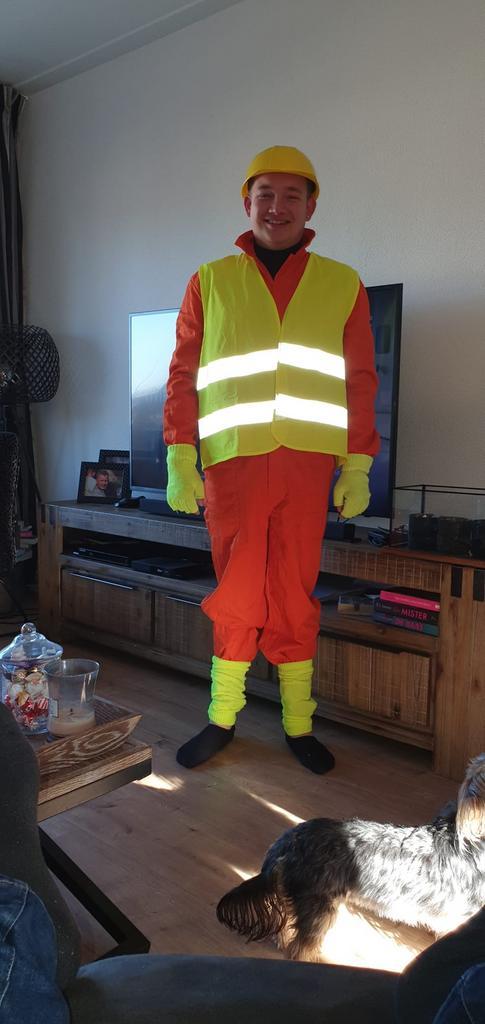 Wegwerkers grote loopgroep, Kleding | Heren, Carnavalskleding en Feestkleding, Gedragen, Carnaval, Ophalen