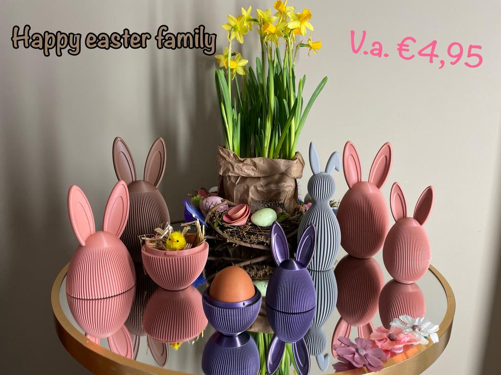 Paasdecoratie: Surprise ei, eierdopjes & paashaas beeldjes, Ophalen of Verzenden, Nieuw