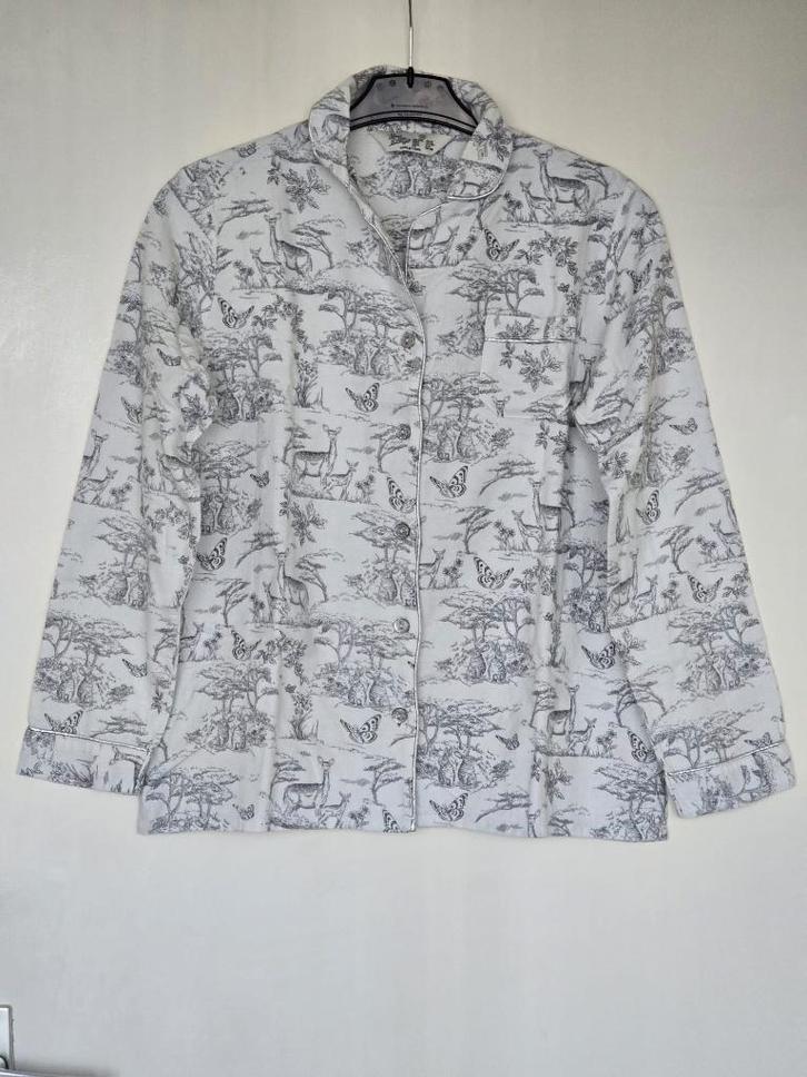 Huispak dames, Kleding | Dames, Huispakken, Zo goed als nieuw, Maat 38/40 (M), Wit, Ophalen of Verzenden