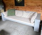 2x Loungebank steigerhout, Tuin en Terras, Ophalen, Gebruikt, Hout