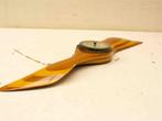 Vintage Houten propeller barometer 37784, Audio, Tv en Foto, Weerstations en Barometers, Ophalen of Verzenden, Gebruikt