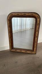 Zeer fraaie antieke Franse toogspiegel 75 x 53 vintage, Ophalen, Rechthoekig, 50 tot 100 cm, Minder dan 100 cm