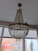 Vintage Kristallen Zakkroonluchter Empire Stijl, Ophalen, Gebruikt, Glas, Empire