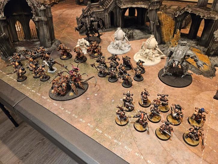 Losse verkoop: Chaos Marines Leger Warhammer 40.000, Hobby en Vrije tijd, Wargaming, Zo goed als nieuw, Warhammer 40000, Figuurtje(s)