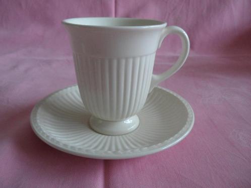 6 st Wedgwood Edme Early Morning koffiekop en -schotels zgan, Huis en Inrichting, Keuken | Servies, Zo goed als nieuw, Kop(pen) en/of Schotel(s)