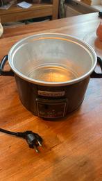 Kleine Crockpot Slowcooker - Zonder binnenpan, Witgoed en Apparatuur, Slowcookers, Ophalen of Verzenden, Timer, Gebruikt