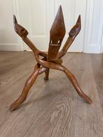 Afrikaanse houten driepoot, Antiek en Kunst, Ophalen of Verzenden