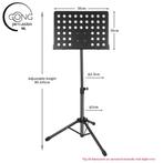 Podium Orkest Lessenaar, zwart, Muziek en Instrumenten, Standaards, Gong percussion nl, Gong.percussion.nl@gmail.com, Ophalen of Verzenden