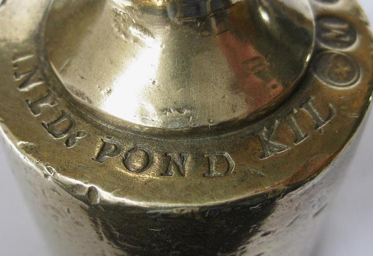 Knopgewicht 1 Nederlands Pond Kilo, Antiek en Kunst, Antiek | Gereedschap en Instrumenten, Ophalen of Verzenden