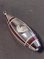 oude gekleurde deuk kerstbal L  12 cm, Diversen, Kerst, Ophalen, Gebruikt