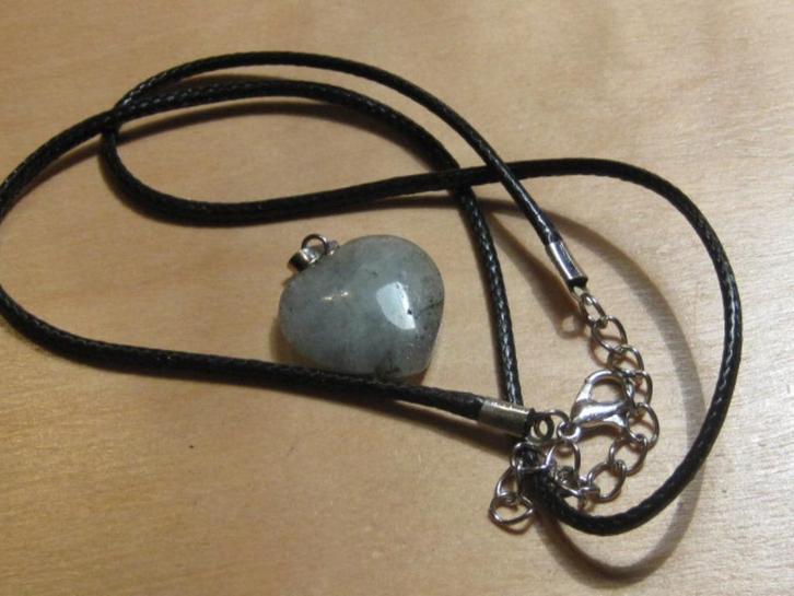h. aparte edelsteenhanger LABRADORIET (6) hart, Sieraden, Tassen en Uiterlijk, Kettinghangers, Nieuw, Steen of Mineraal, Overige kleuren