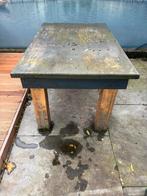 Tuintafel robuust, Tuin en Terras, Picknicktafels, Ophalen of Verzenden, Gebruikt, Rechthoekig, Hout