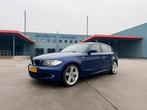BMW 120i M-pakket | Le Mans Blue | Nwe APK | Veel onderhoud, Auto's, 1-Serie, Achterwielaandrijving, 1995 cc, Zwart