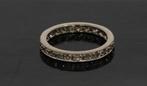 Alliance dames ring met 24 roos diamanten antiek zilver