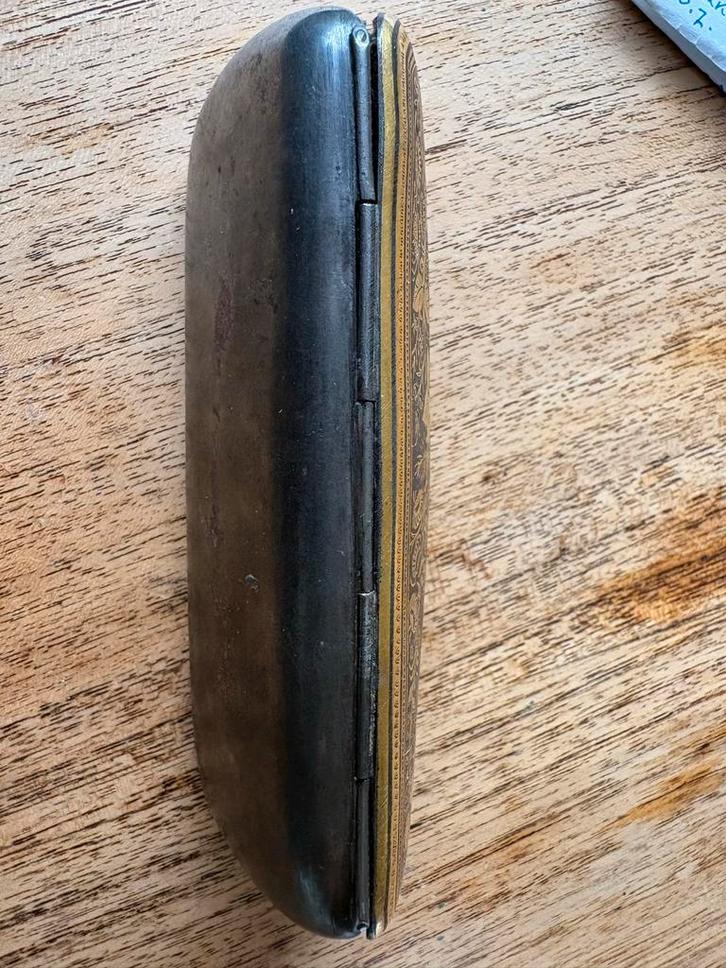 Zeldzame VOC brillenkoker Batavia + Pince-nez, Antiek en Kunst, Antiek | Overige Antiek, Ophalen