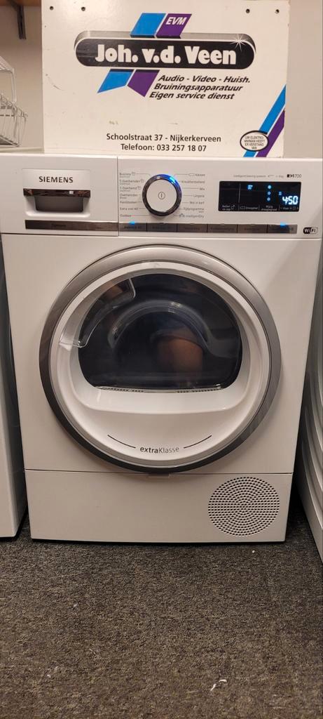 Siemens Was/droogcombinatie 9 kilo met warmtepomp en i-dos, Witgoed en Apparatuur, Was-droogcombinaties, Zo goed als nieuw, 8 tot 10 kg